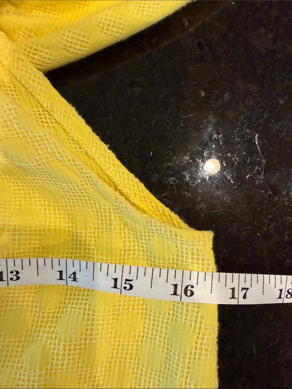Cupcakes And Cashmere Lulu Yellow Ruffle Off the Shoulder Dress.Size Small - Picture 9 of 14